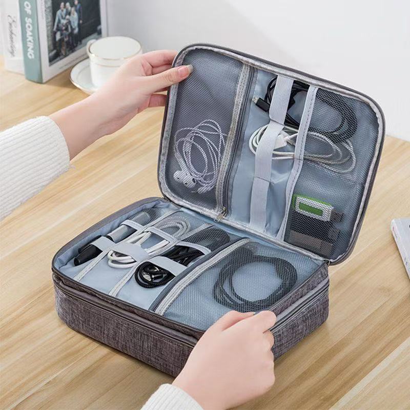 Waterproof Portable Cationic Digital Bag Charger Headphone Cable Mobile Phone Storage Bag Multi-Purpose Digital Bag - Image 4